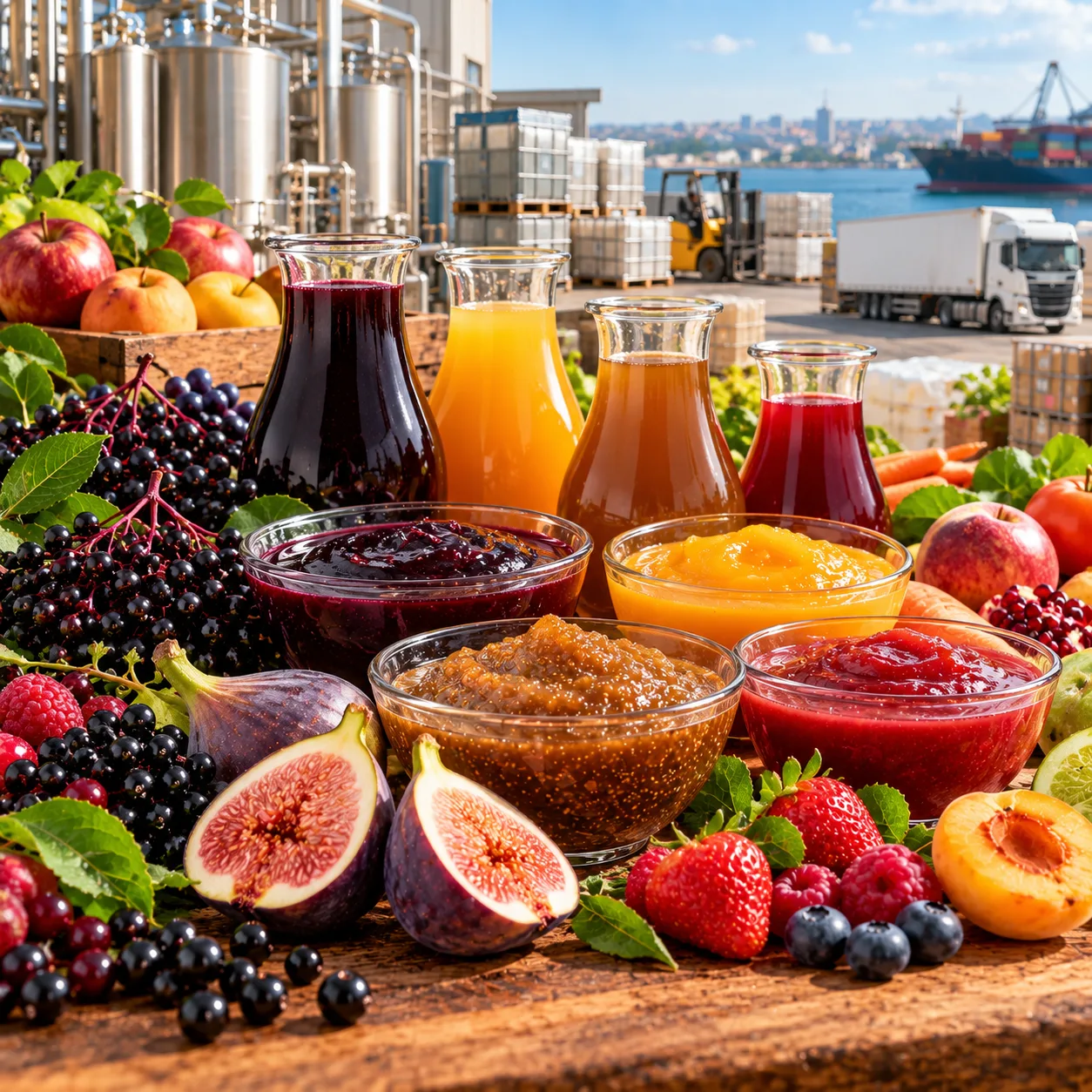 Bulk fruit ingredients and juice concentrate sourcing